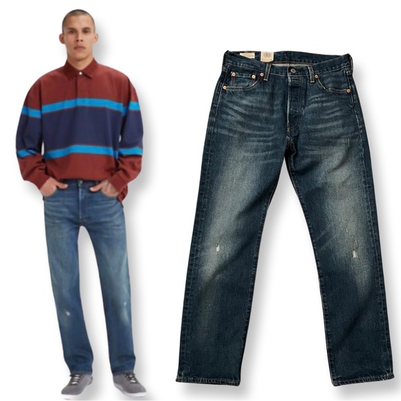 LEVI’S® PREMIUM 501® ORIGINAL JEANS - Picture 14 of 16